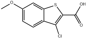 3-Chloro-6-methoxybenzo[b]thiophene-2-carboxylicacid Structure