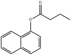 1-NAPHTHYL BUTYRATE Structure