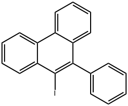 9-IODO-10-PHENYLPHENANTHRENE Structure