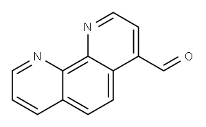 1,10-Phenanthroline-4-carboxaldehyde Structure