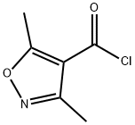 3,5-DIMETHYLISOXAZOLE-4-CARBONYL CHLORIDE Structure