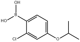 2-CHLORO-4-ISOPROPROXYPHENYLBORONIC ACID Structure