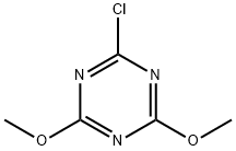 2-Chloro-4,6-dimethoxy-1,3,5-triazine Structure