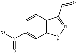 6-NITRO INDAZOLE-3-CARBOXALDEHYDE Structure