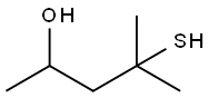 4-mercapto-4-methyl-2-pentanol Structure