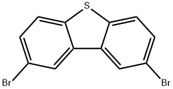 2,8-Dibromodibenzothiophene Structure