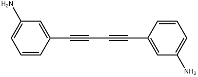 1,4-BIS(3-AMINOPHENYL)BUTADIYNE Structure