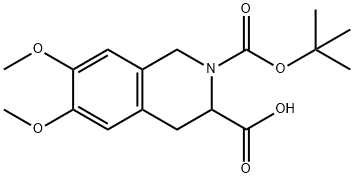 6,7-DIMETHOXY-3,4-DIHYDRO-1H-ISOQUINOLINE-2,3-DICARBOXYLIC ACID 2-TERT-BUTYL ESTER Structure