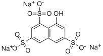 1-NAPHTHOL-3,6,8-TRISULFONIC ACID TRISODIUM SALT Structure