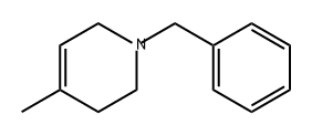 1-BENZYL-4-METHYL-1,2,3,6-TETRAHYDRO-PYRIDINE Structure