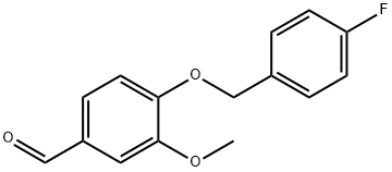 4-[(4-FLUOROBENZYL)OXY]-3-METHOXYBENZENECARBALDEHYDE Structure