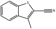 3-Methyl-1-benzothiophene-2-carbonitrile Structure