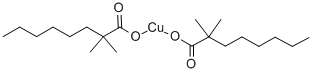 copper(2+) 2,2-dimethyloctanoate Structure