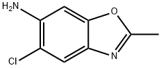 2-Methyl-5-chloro-6-benzoxazolamine Structure