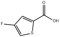 2-Thiophenecarboxylic acid, 4-fluoro- Structure
