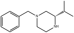 1-Benzyl-3(R)isopropylpiperazine Structure