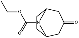 N-Carbethoxy-4-tropinone Structure