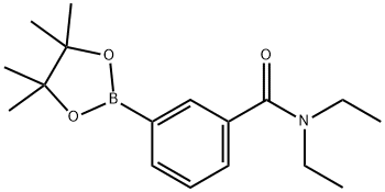 4-(N,N-DIETHYLAMINOCARBONYL)PHENYLBORONIC ACID, PINACOL ESTER Structure