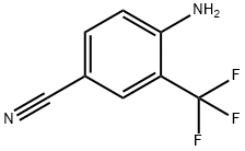 2-Amino-5-cyanobenzotrifluoride Structure