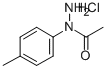 N-(4-methylphenyl)acetohydrazide hydrochloride Structure