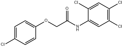 2-(4-chlorophenoxy)-N-(2,4,5-trichlorophenyl)acetamide Structure