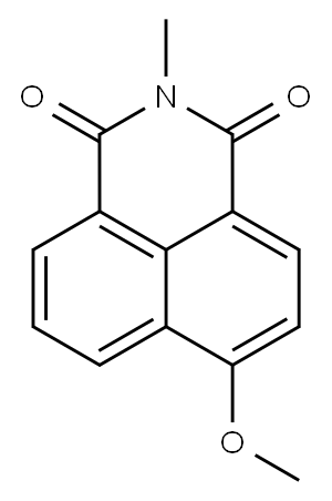 6-methoxy-2-methyl-1H-benz[de]isoquinoline-1,3(2H)-dione  Structure