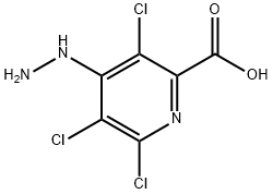 3,5,6-TRICHLORO-4-HYDRAZINO-PYRIDINE-2-CARBOXYLIC ACID Structure