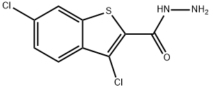 3,6-DICHLORO-1-BENZOTHIOPHENE-2-CARBOHYDRAZIDE Structure