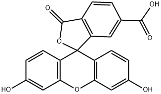 6-Carboxyfluorescein Structure
