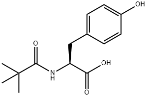 N-Pivaloyl-L-tyrosine Structure