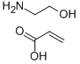 acrylic acid, compound with 2-aminoethanol (1:1) Structure