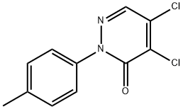 4,5-DICHLORO-2-(4-METHYLPHENYL)-2,3-DIHYDROPYRIDAZIN-3-ONE Structure