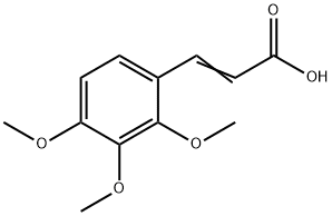 trans-2,3,4-Trimethoxycinnamic acid Structure
