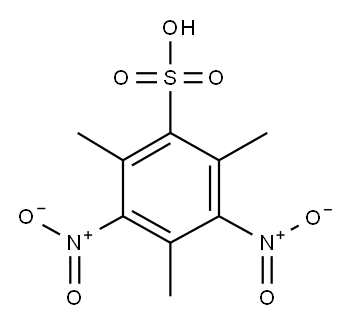 4,6-dinitromesitylene-2-sulphonic acid Structure