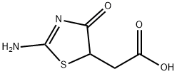 2-(2-amino-4-oxo-1,3-thiazol-5-yl)acetic acid Structure