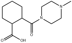 2-(4-METHYL-PIPERAZINE-1-CARBONYL)-CYCLOHEXANECARBOXYLIC ACID Structure