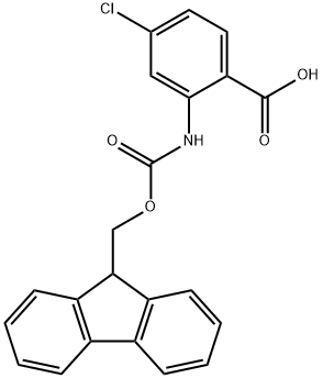 N-FMOC-3-AMINO-4-CHLOROBENZOIC ACID Structure
