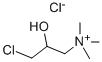 3-Chloro-2-hydroxypropyltrimethyl ammonium chloride Structure