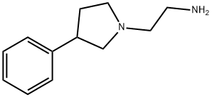 2-(3-PHENYL-PYRROLIDIN-1-YL)-ETHYLAMINE Structure
