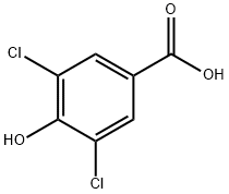3,5-Dichloro-4-hydroxybenzoic acid Structure
