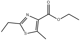 4-Thiazolecarboxylicacid,2-ethyl-5-methyl-,ethylester(9CI) Structure