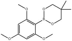 2-(2,4,6-trimethoxyphenyl)-5,5-dimethyl-1,3,2-dioxaborinane Structure