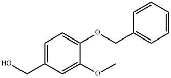 4-BENZYLOXY-3-METHOXYBENZYL ALCOHOL Structure