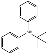 tert-Butyldiphenylsilane Structure
