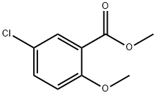 METHYL 5-CHLORO-2-METHOXYBENZOATE Structure