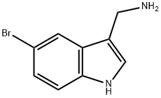 5-BROMO-1H-INDOL-3-METHYLAMINE Structure