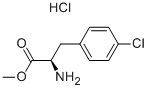 4-Chloro-D-phenylalanine methyl ester hydrochloride Structure