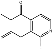 1-(2-Fluoro-3-(2-propenyl)-4-pyridinyl)-1-propanone Structure