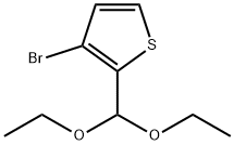 3-BROMOTHIOPHENE-2-CARBOXALDEHYDE DIETHYL ACETAL Structure