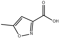 5-Methylisoxazole-3-carboxylic acid Structure